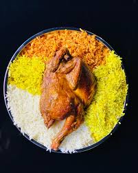 Half Chicken on Rice